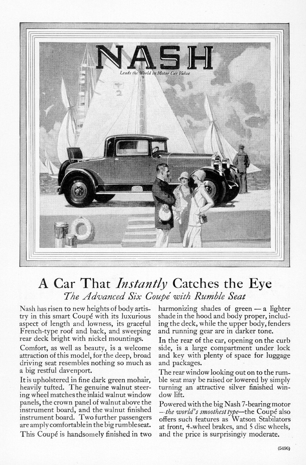 1927 Nash Auto Advertising